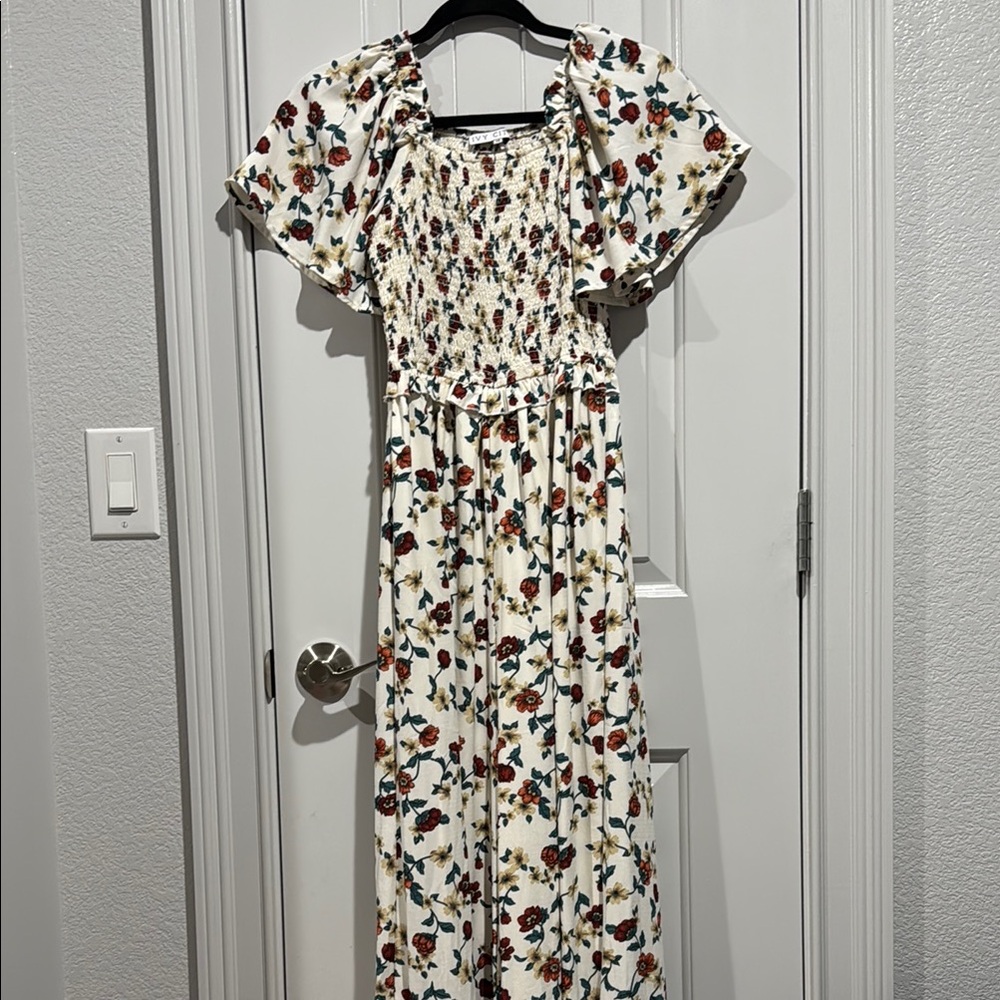 Floral Print Jumpsuit